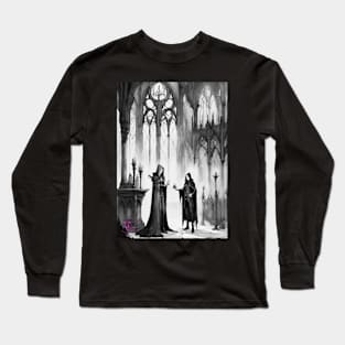 Knight Templar and the Devil, Long Sleeve T-Shirt